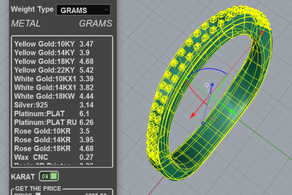 Modeling Rings 3D Model for Jewelers: Ready-to-Print