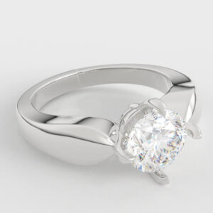Sleek 1ct Diamond Engagement Rings Model