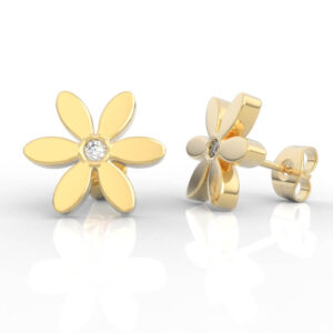 Floral Diamond Earrings models ER-SP-RO-FL-0001