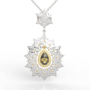 Gemstone Pendant 3D Model PD-PV-PE-VT-0001
