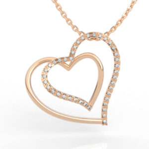 Heart pendant D model PD-DM-HS-0001