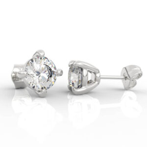 diamond Studs Earrings 3d model EP-SP-RO-FS-0001