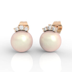 pearl stud earrings 3d models files ER-PV-PL-FS-0001