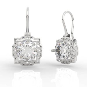 1ct Diamond Stud Earrings models ER-PV-RO-FS-0002