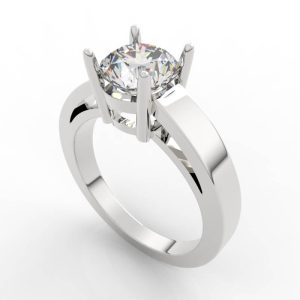 1ct gemstone engagement rings model EG-SP-RO-FS-0010