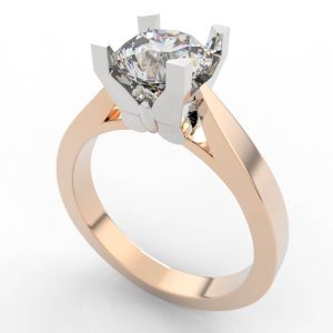 Butterfly Solitaire engagement ring model EG-SP-RO-AN-0001