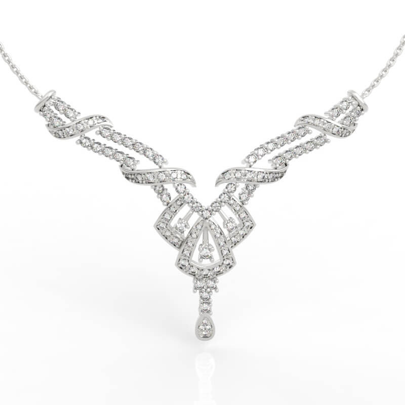 Geometric necklace jewelry 3d model PD-PV-RO-FS-0005