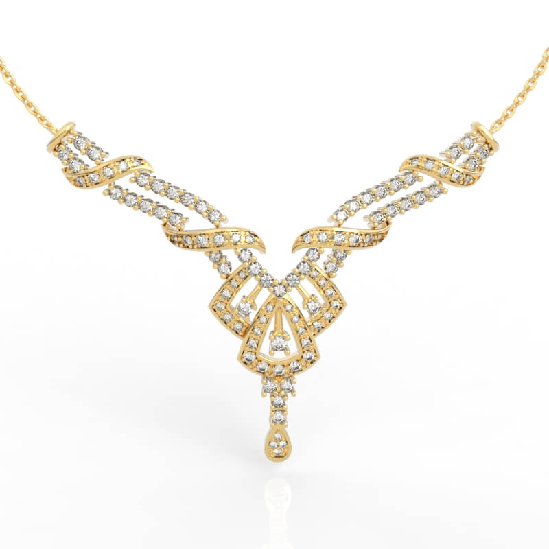 Geometric necklace jewelry 3d model PD-PV-RO-FS-0005