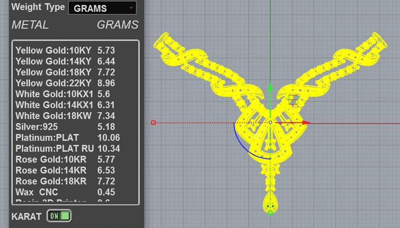 Geometric necklace jewelry 3d model PD-PV-RO-FS-0005
