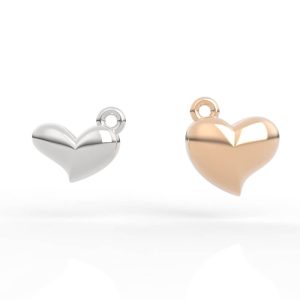 Heart Pendant Charm Jewelry 3d model AC-NP-NG-HS-0001