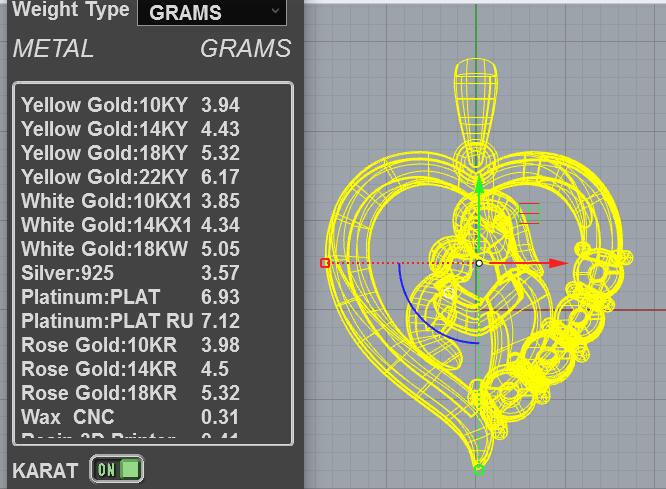 Mother and child heart pendant jewelry model PD-SP-RO-HS-0005