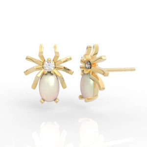 Spider Earrings 3d jewelry models ER-SP-OV-AN-0001