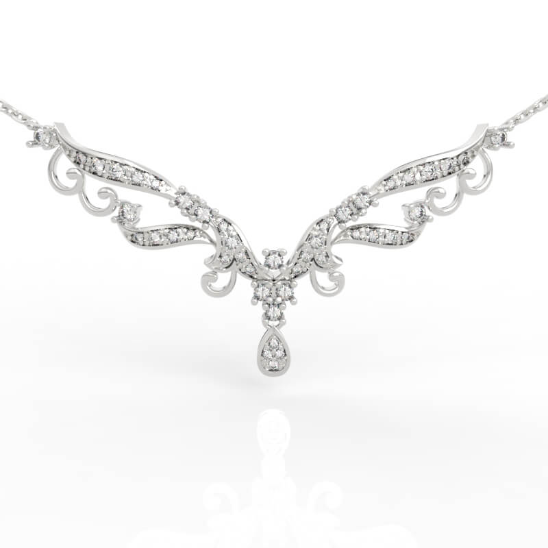 Wing Necklace 3d jewelry models PD-PV-RO-FS-0004