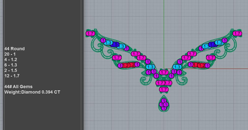 Wing Necklace 3d jewelry models PD-PV-RO-FS-0004