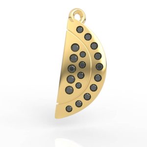 melon necklace charm accessories 3d jewelry model AC-PV-RO-FL-0004