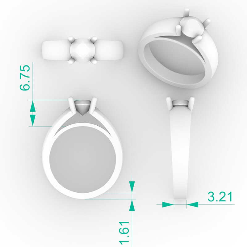 unique engagement rings jewelry 3d model EG-SP-RO-FS-0009