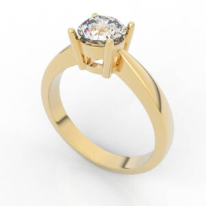 0.6 Carat diamond engagement ring 3d model EG-SP-RO-FS-0015