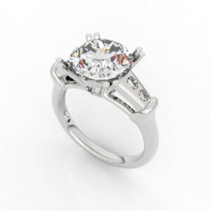 2.5 Carat Diamond Ring 3D Jewelry Model EG-SP-RO-FS-0011