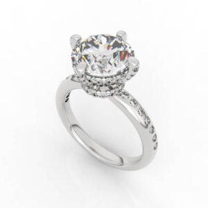 2.56 Carat Diamond Engagement Ring Jewelry 3D Model EG-PV-RO-FS-0009