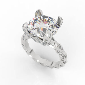 3.6 carat diamond ring jewelry 3d model EG-PV-RO-FS-0006