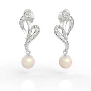 5.5mm Pearl Drop Earrings Jewelry 3D Model Files ER-SP-PL-FS-0003