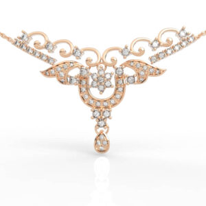 Angel Wing Diamond Necklace Jewelry 3D Model PD-PV-RO-MH-0001