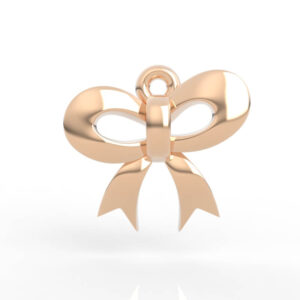 Bow Pendant Ribbon Necklace Charm Jewelry Model AC-NP-NG-FS-0006
