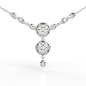 Round Diamond Necklace 3d jewelry models file PD-PV-RO-FS-0006