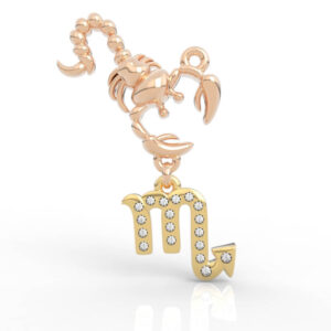 Scorpion Pendant Charm Bracelet Zodiac Jewelry 3D Model AC-SP-RO-AN-0001