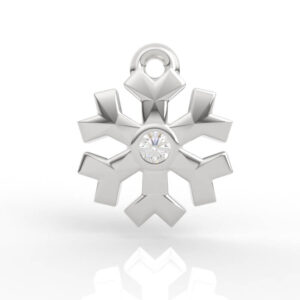 Snowflake Pendant Winter Charm Bracelet Jewelry Models File AC-SP-RO-FS-0001
