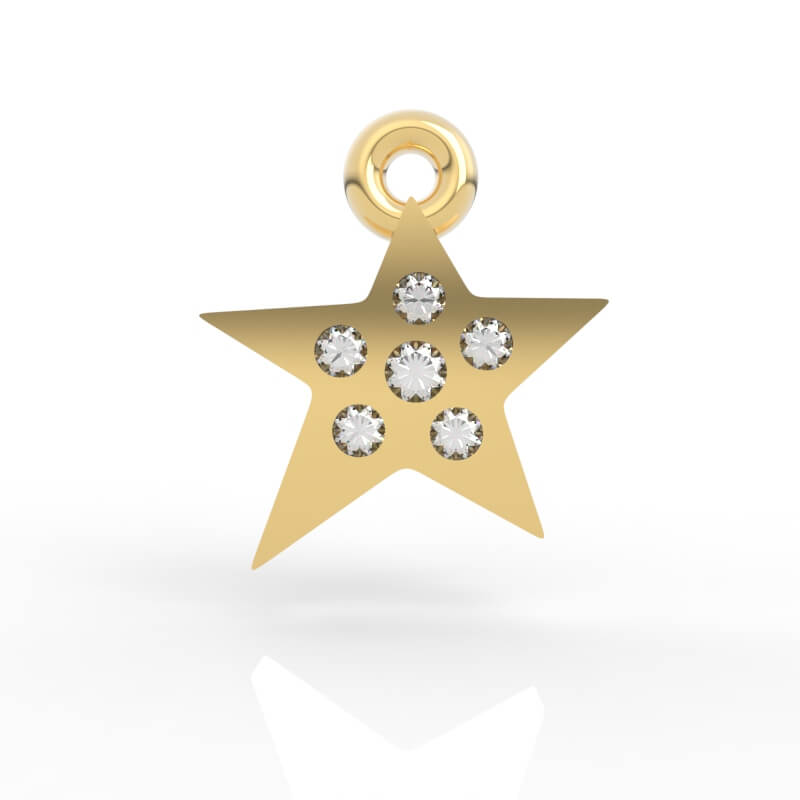 Star Pendant Charm Necklaces Jewelry 3D Models File AC-PV-RO-FS-0002
