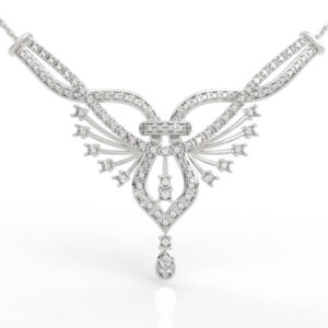 Wedding Diamond Statement Necklace 3D Model File PD-PV-RO-FS-0008