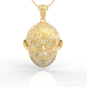 Black Myth Sun Wukong Diamond Jewelry Pendant Model PD-SP-RO-MH-0002