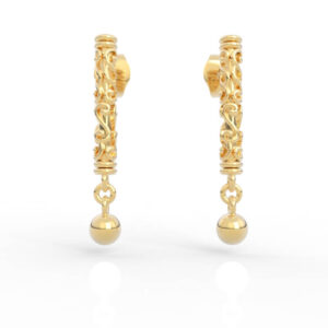 Black Myth Wukong Staff Ruyi Jingubang Earrings Model ER-NP-NG-MH-0001