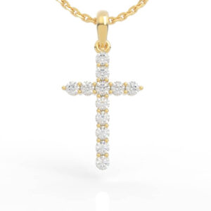 Diamond Cross Necklace 3d model file stl PD-PV-RO-MH-0002