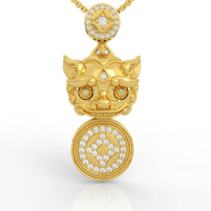 Movable Eye Pi Xiu Pendant Amulet Necklace 3D Model PD-SP-RO-MH-0005