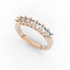 Seven Diamond Band 3d jewelry model file RG-SP-RO-FS-0003
