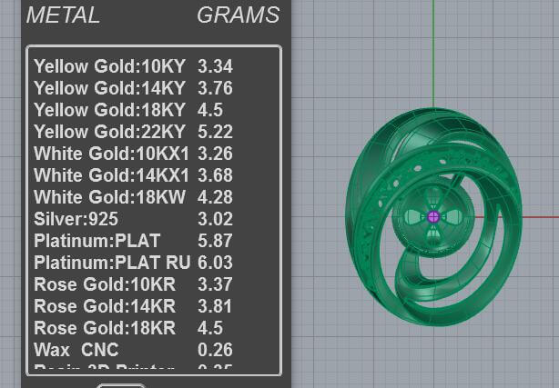 8mm pearl and diamond earrings 3d model file ER-SP-PL-FS-0006