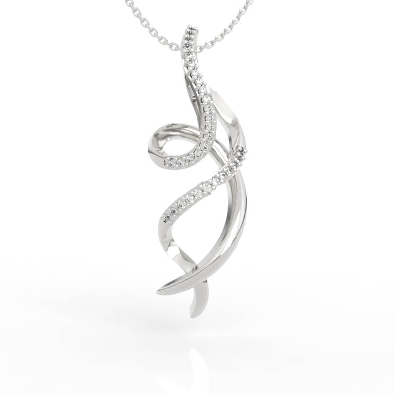 Abstract Diamond Pendant 3d Model File STL PD-SP-RO-FS-0007