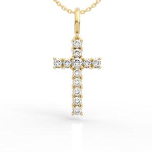 Diamond Cross Pendant Jewelry 3D Model File STL PD-PV-RO-MH-0003