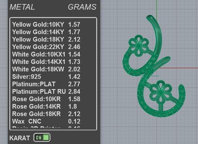 Double Pearl Pendant 3d Jewelry Model PD-PV-PL-FS-0011
