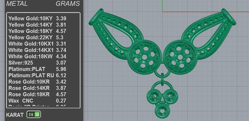 Diamond Pendant Necklace 3D Model PD-PV-RO-FS-0010