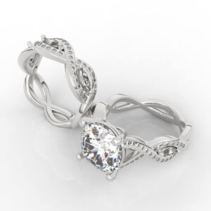 Infinity Diamond Ring 3D Model EG-PV-RO-FS-0013