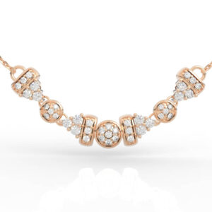 Modern Diamond Circle Necklace 3d model PD-PV-RO-FS-0013
