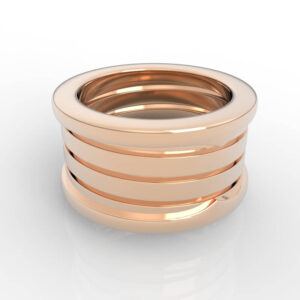 Customizable Spring Loaded Wide Band Ring model RG-NP-NG-FS-0006