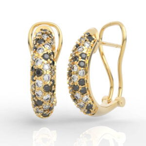 Diamond and Gemstone Earrings Model ER-PV-RO-FS-0007