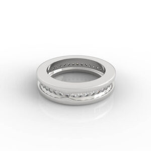 Engravable Diamond Anniversary Ring model RG-PV-RO-FS-0009