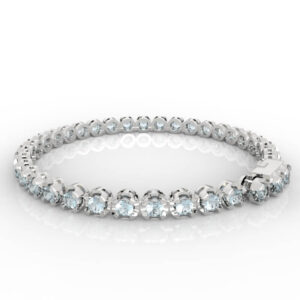 Single 0.06-0.08ct Gem Or Diamond Tennis Bracelet Model