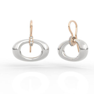 Oval Dangle Earrings 3D Model ER-SP-RO-FS-0004