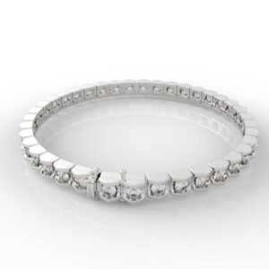 Square Link 10pt Diamond Tennis Bracelet Model BR-PV-RO-FS-0014